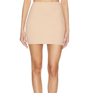 Commando Mini Half Slip Skirt in Beige